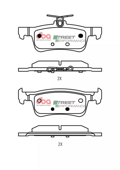 DBA Brake Pads Street Performance | Rear — BP OPREMA I SERVIS d.o.o.