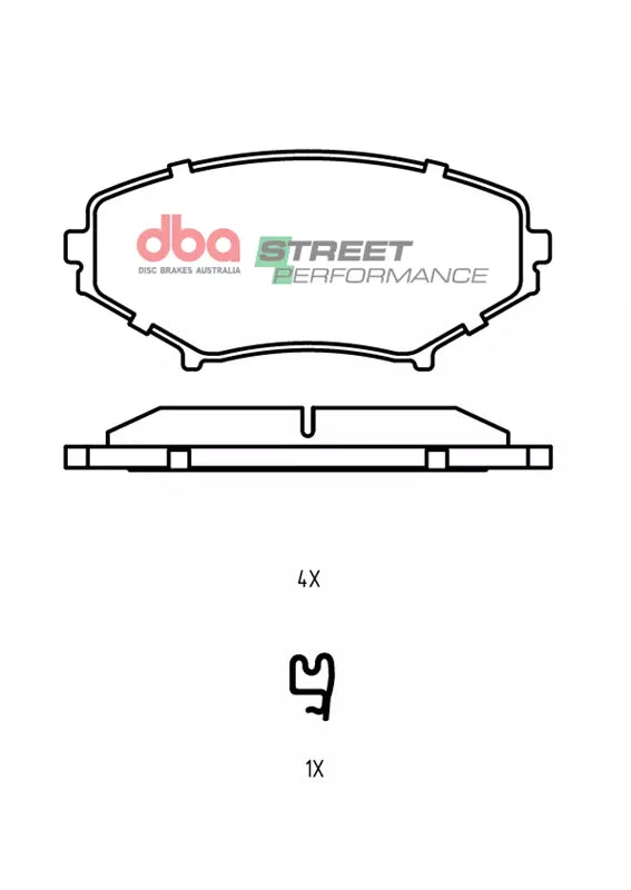 DBA Brake Pads Street Performance | Front — BP OPREMA I SERVIS d.o.o.
