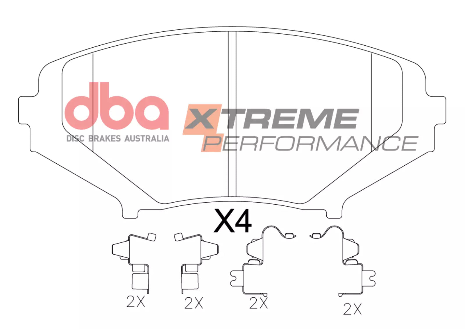 DBA Brake Pads Xtreme Performance | Front Axle — BP OPREMA I SERVIS d.o.o.