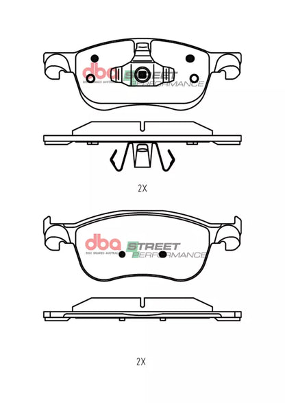 DBA Brake Pads Street Performance | Front Axle — BP OPREMA I SERVIS d.o.o.
