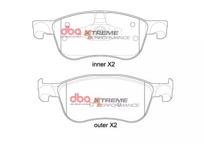 DBA Brake Pads Xtreme Performance | Front Axle — BP OPREMA I SERVIS d.o.o.