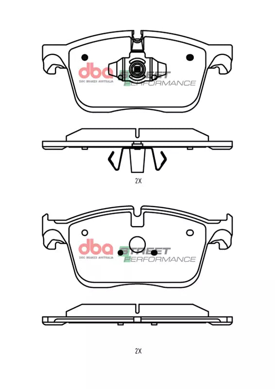 DBA Brake Pads Street Performance | Front Axle — BP OPREMA I SERVIS d.o.o.