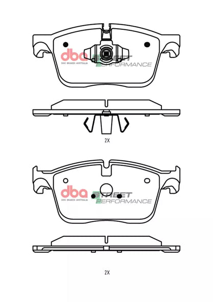 DBA Brake Pads Street Performance | Front Axle — BP OPREMA I SERVIS d.o.o.