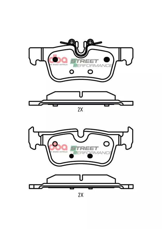 DBA Brake Pads Street Performance | Rear — BP OPREMA I SERVIS d.o.o.