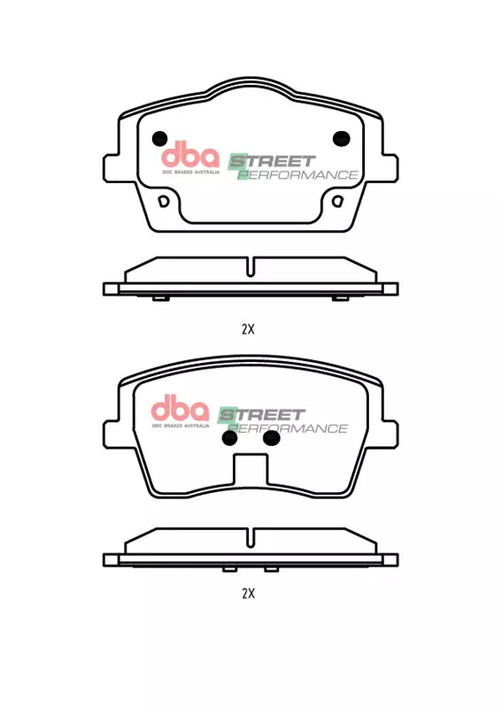 DBA Brake Pads Street Performance | Front — BP OPREMA I SERVIS d.o.o.