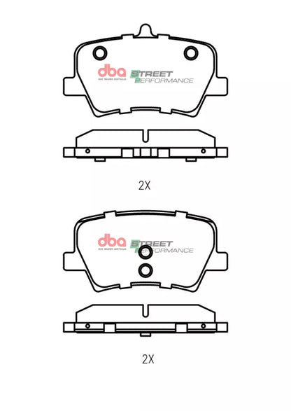 DBA Brake Pads Street Performance | Rear — BP OPREMA I SERVIS d.o.o.