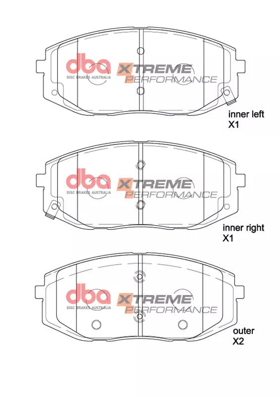 DBA Brake Pads Xtreme Performance | Front — BP OPREMA I SERVIS d.o.o.
