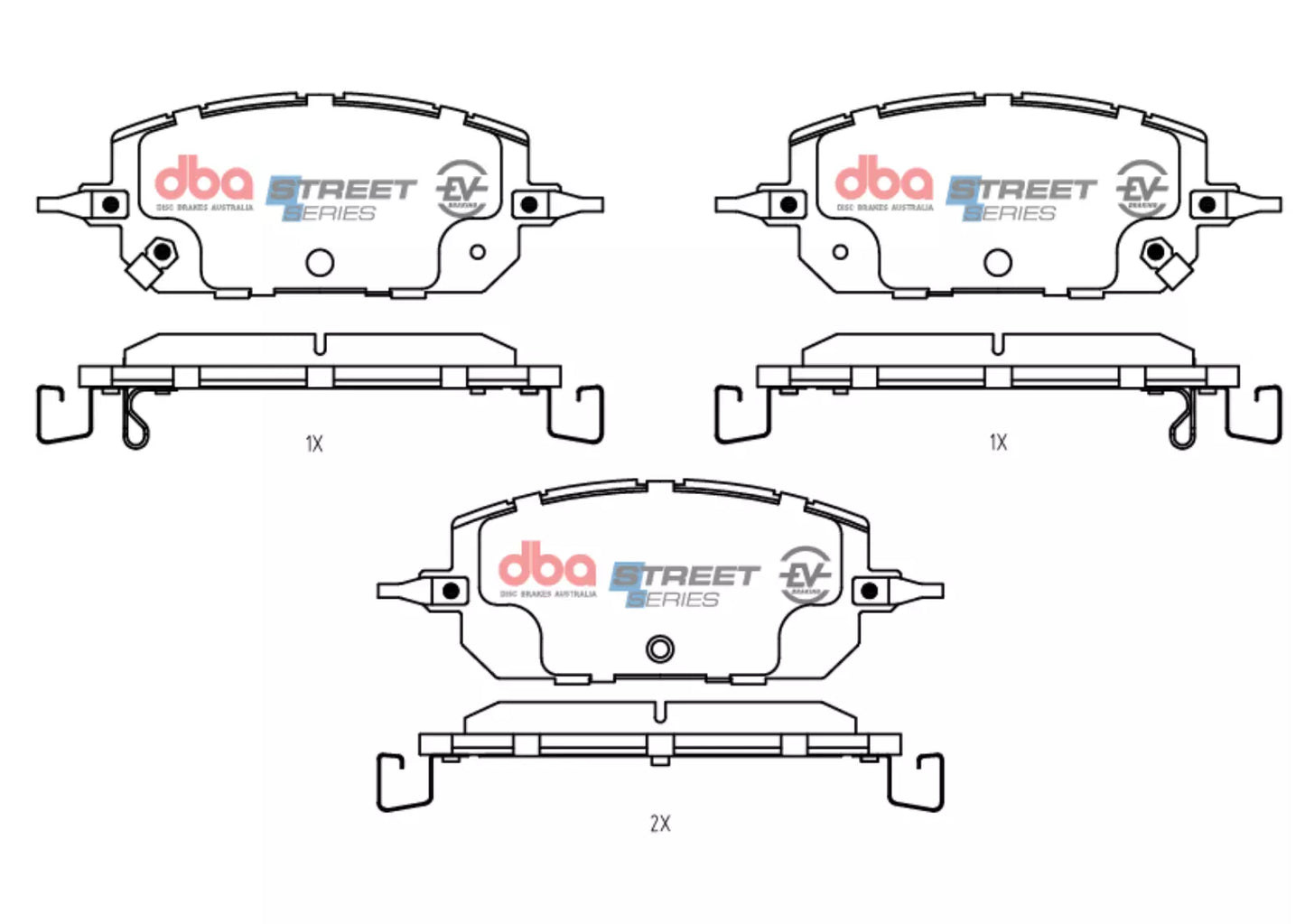 DBA Brake Pads Street Series | Front Axle — BP OPREMA I SERVIS d.o.o.