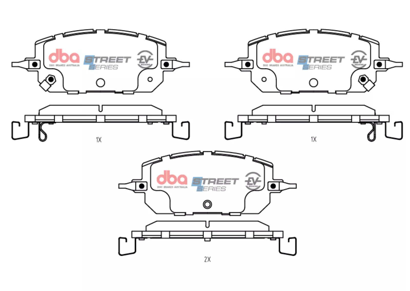 DBA Brake Pads Street Series | Front Axle — BP OPREMA I SERVIS d.o.o.