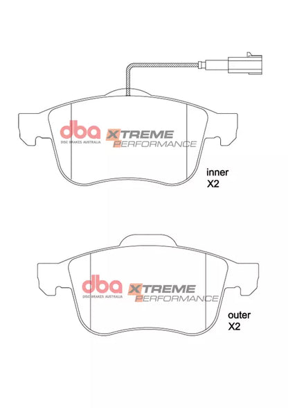 DBA Brake Pads Xtreme Performance | Front — BP OPREMA I SERVIS d.o.o.