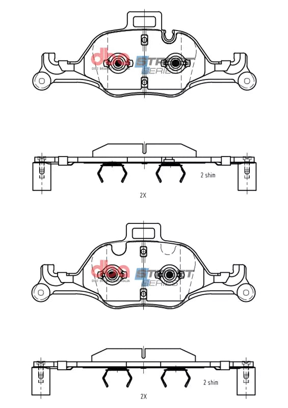 DBA Brake Pads Street Series | Front — BP OPREMA I SERVIS d.o.o.