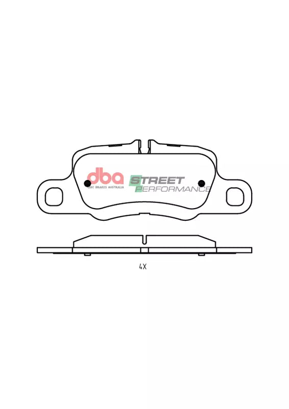 DBA Brake Pads Street Performance | Rear Axle — BP OPREMA I SERVIS d.o.o.