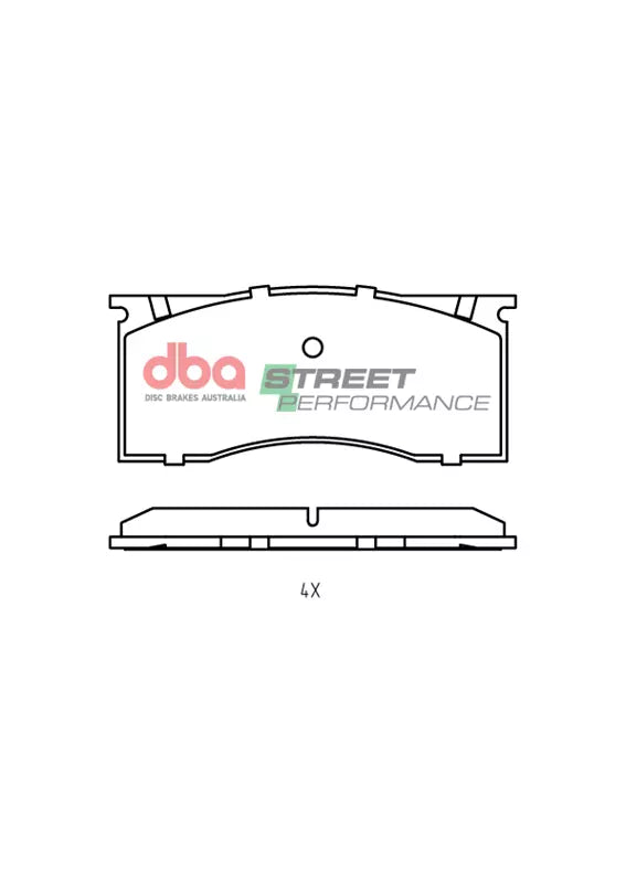 DBA Brake Pads Street Performance | Front — BP OPREMA I SERVIS d.o.o.