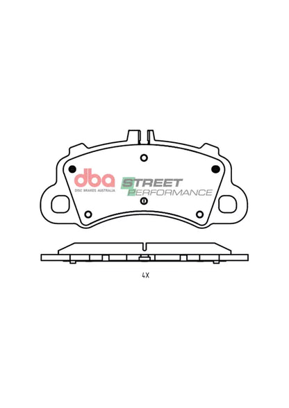 DBA Brake Pads Street Performance | Front — BP OPREMA I SERVIS d.o.o.