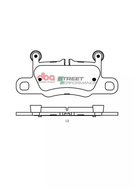 DBA Brake Pads Street Performance | Rear — BP OPREMA I SERVIS d.o.o.