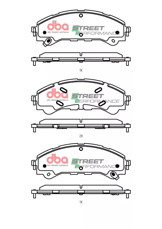 DBA Brake Pads Street Performance | Front — BP OPREMA I SERVIS d.o.o.