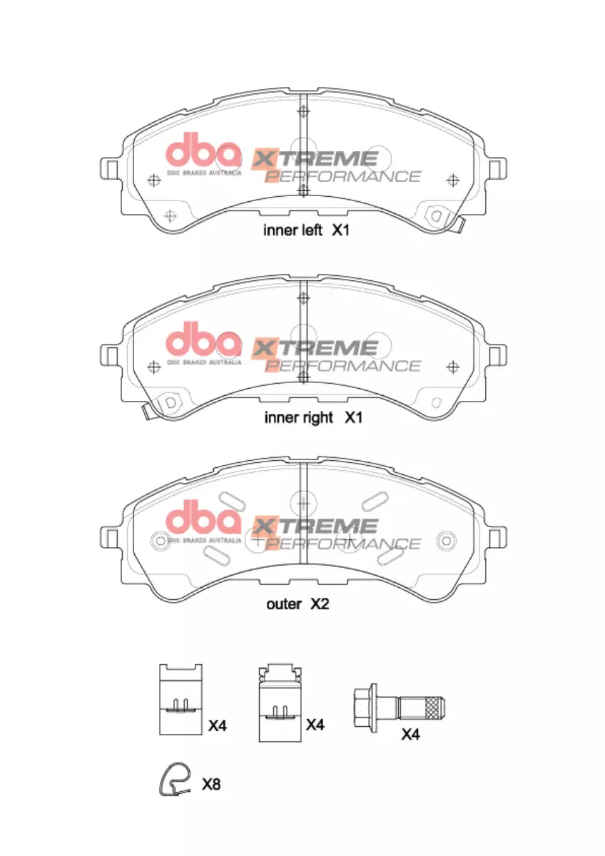 DBA Brake Pads Xtreme Performance | Front Axle — BP OPREMA I SERVIS d.o.o.