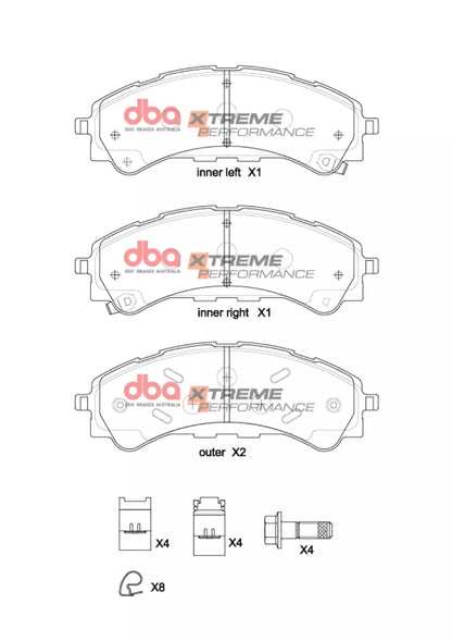 DBA Brake Pads Xtreme Performance | Front Axle — BP OPREMA I SERVIS d.o.o.