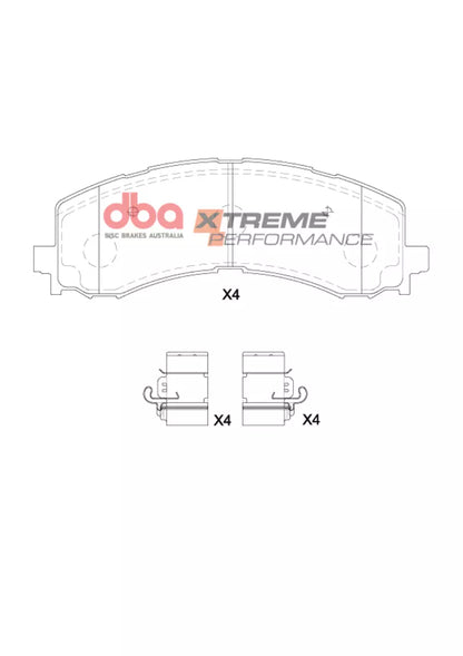 DBA Brake Pads Xtreme Performance | Front Axle — BP OPREMA I SERVIS d.o.o.
