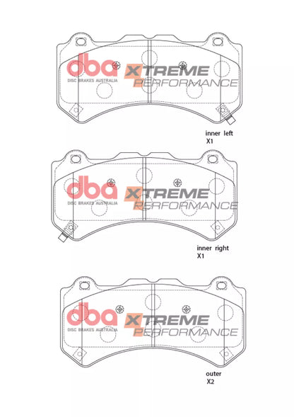 DBA Brake Pads Xtreme Performance | Front — BP OPREMA I SERVIS d.o.o.