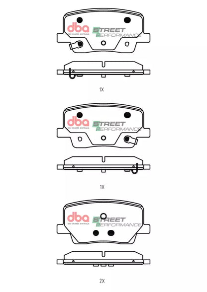 DBA Brake Pads Street Performance | Rear — BP OPREMA I SERVIS d.o.o.