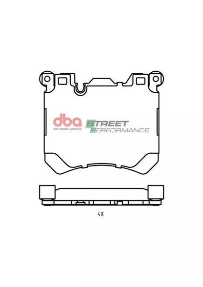 DBA Brake Pads Street Performance | Front Axle — BP OPREMA I SERVIS d.o.o.