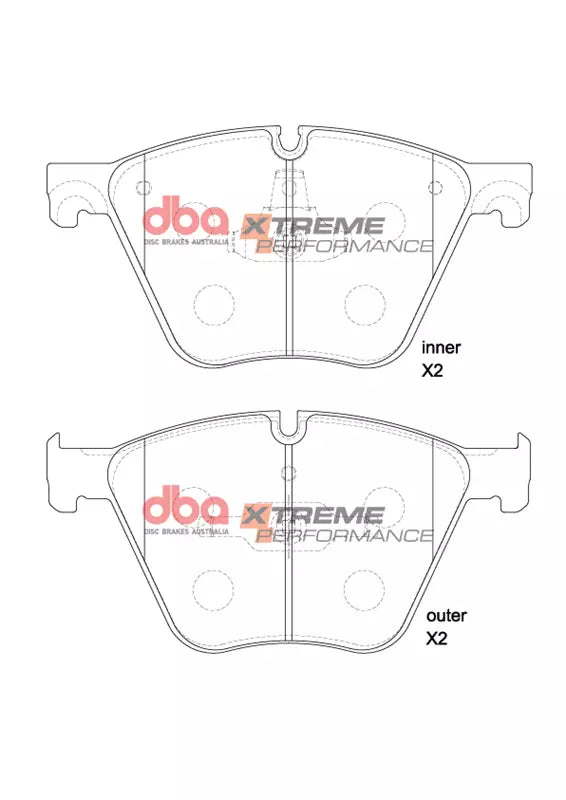 DBA Brake Pads Xtreme Performance | Front — BP OPREMA I SERVIS d.o.o.