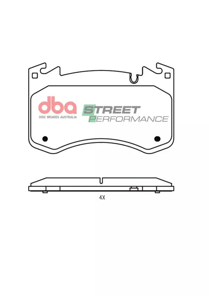 DBA Brake Pads Street Performance | Front Axle — BP OPREMA I SERVIS d.o.o.