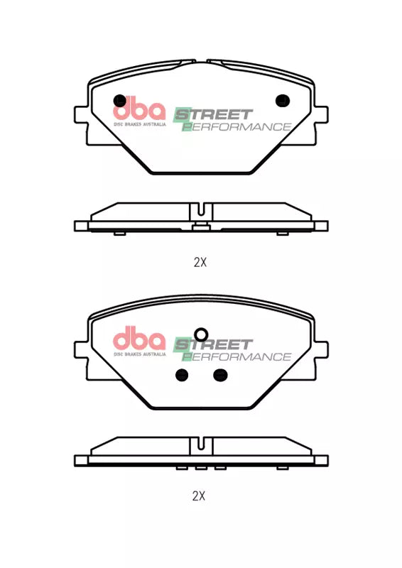 DBA Brake Pads Street Performance | Rear — BP OPREMA I SERVIS d.o.o.