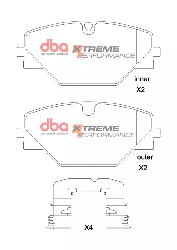 DBA Brake Pads Xtreme Performance | Rear — BP OPREMA I SERVIS d.o.o.