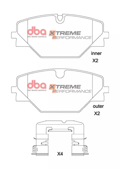 DBA Brake Pads Xtreme Performance | Rear — BP OPREMA I SERVIS d.o.o.