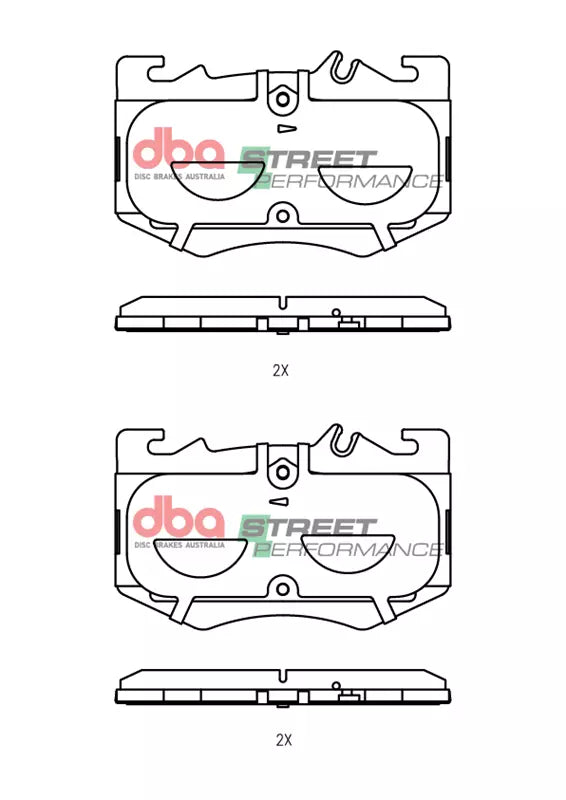 DBA Brake Pads Street Performance | Front Axle — BP OPREMA I SERVIS d.o.o.