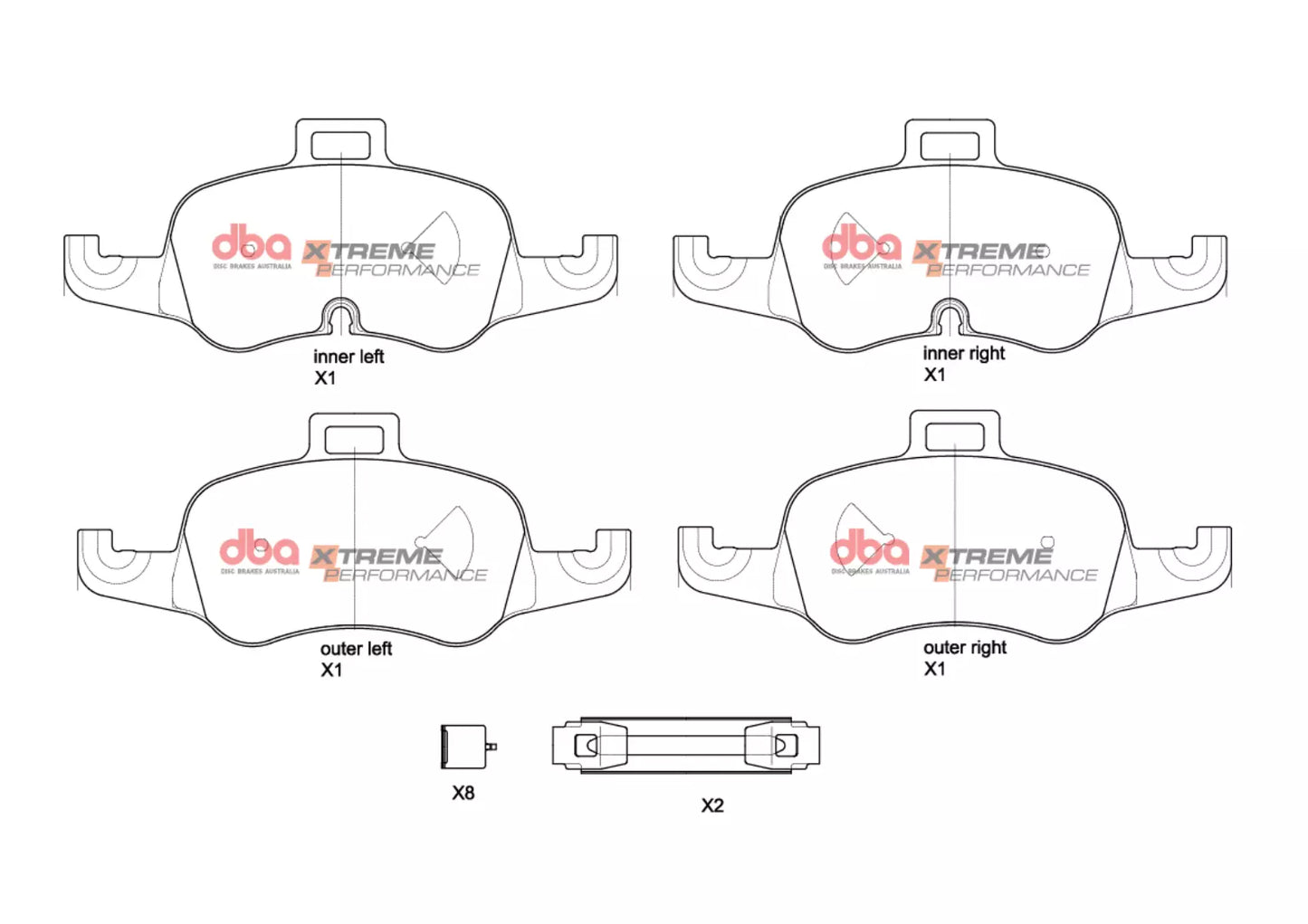 DBA Brake Pads Xtreme Performance | Front Axle — BP OPREMA I SERVIS d.o.o.