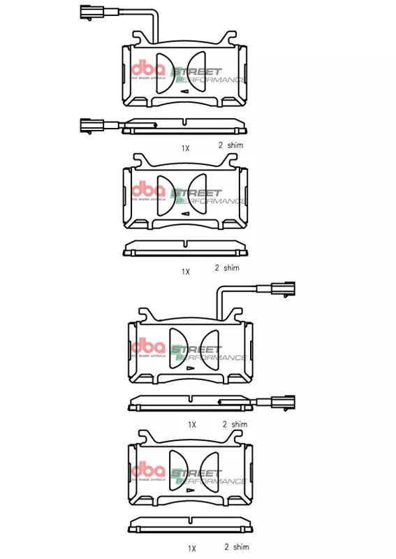 DBA Brake Pads Street Performance | Front — BP OPREMA I SERVIS d.o.o.