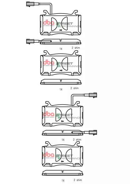 DBA Brake Pads Street Performance | Front — BP OPREMA I SERVIS d.o.o.