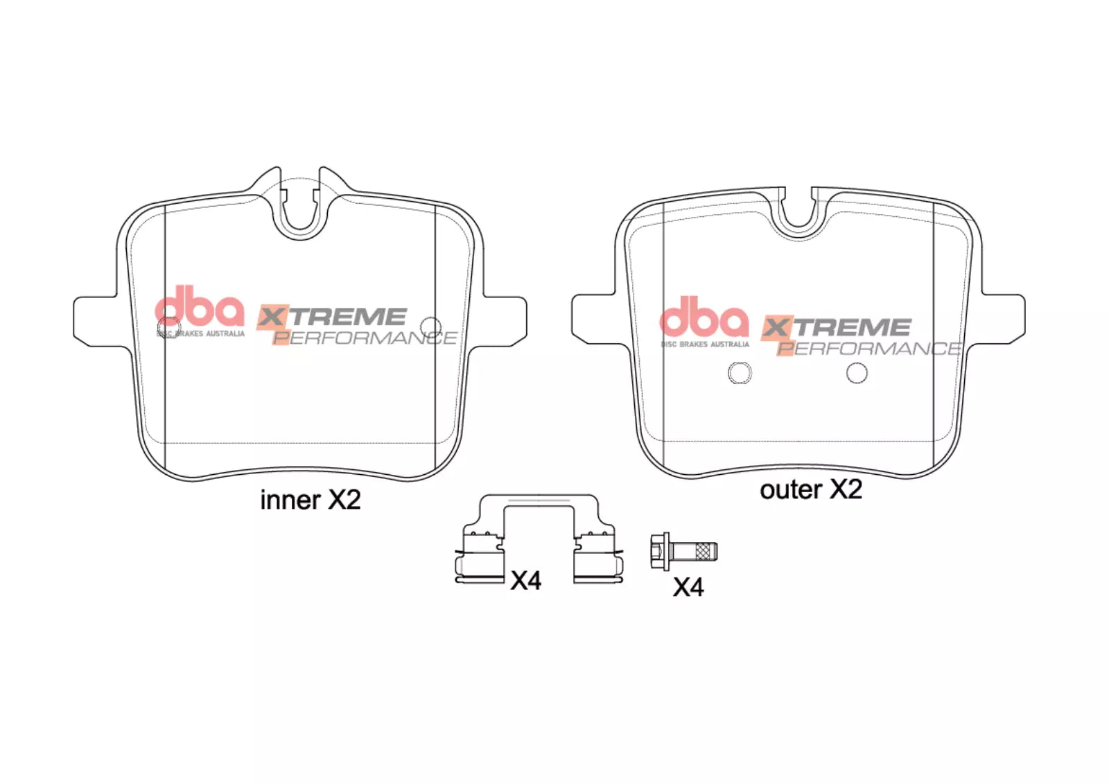 DBA Brake Pads Xtreme Performance | Rear Axle — BP OPREMA I SERVIS d.o.o.