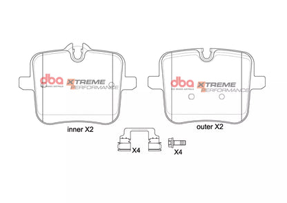 DBA Brake Pads Xtreme Performance | Rear Axle — BP OPREMA I SERVIS d.o.o.
