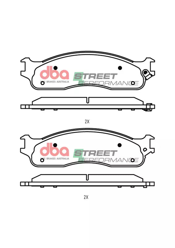 DBA Brake Pads Street Performance | Front — BP OPREMA I SERVIS d.o.o.