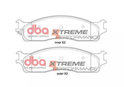 DBA Brake Pads Xtreme Performance | Front Axle — BP OPREMA I SERVIS d.o.o.