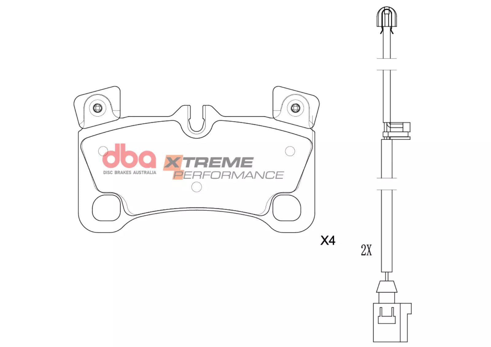 DBA Brake Pads Xtreme Performance | Rear Axle — BP OPREMA I SERVIS d.o.o.