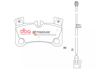 DBA Brake Pads Xtreme Performance | Rear Axle — BP OPREMA I SERVIS d.o.o.