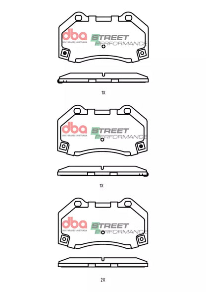 DBA Brake Pads Street Performance | Front — BP OPREMA I SERVIS d.o.o.