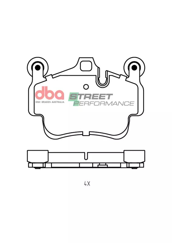 DBA Brake Pads Street Performance | Front Axle — BP OPREMA I SERVIS d.o.o.