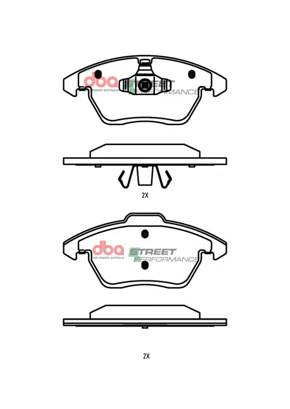 DBA Brake Pads Street Performance | Front Axle — BP OPREMA I SERVIS d.o.o.