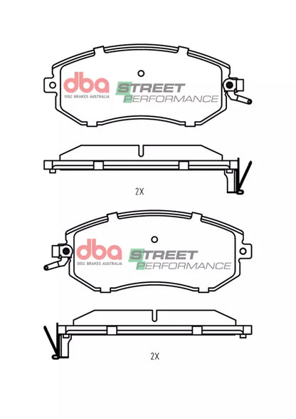 DBA Brake Pads Street Performance | Front Axle — BP OPREMA I SERVIS d.o.o.