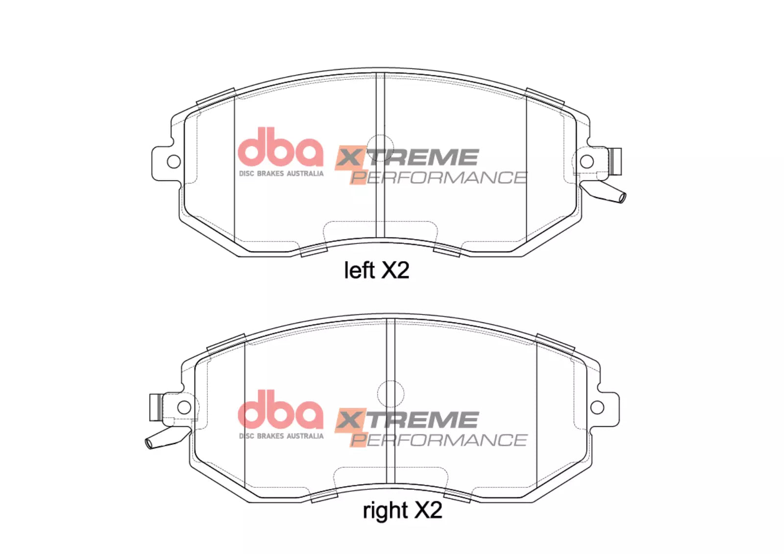 DBA Brake Pads Xtreme Performance | Front Axle — BP OPREMA I SERVIS d.o.o.