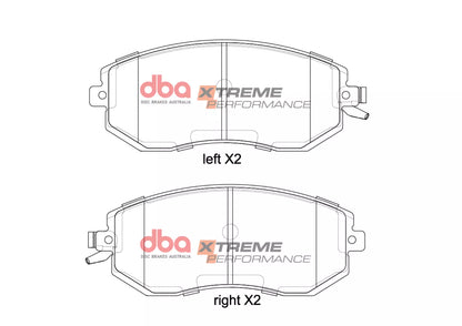 DBA Brake Pads Xtreme Performance | Front Axle — BP OPREMA I SERVIS d.o.o.