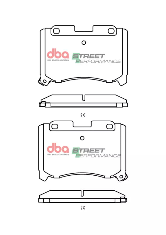DBA Brake Pads Street Performance | Front — BP OPREMA I SERVIS d.o.o.