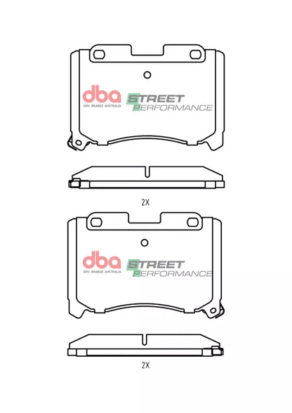 DBA Brake Pads Street Performance | Front — BP OPREMA I SERVIS d.o.o.
