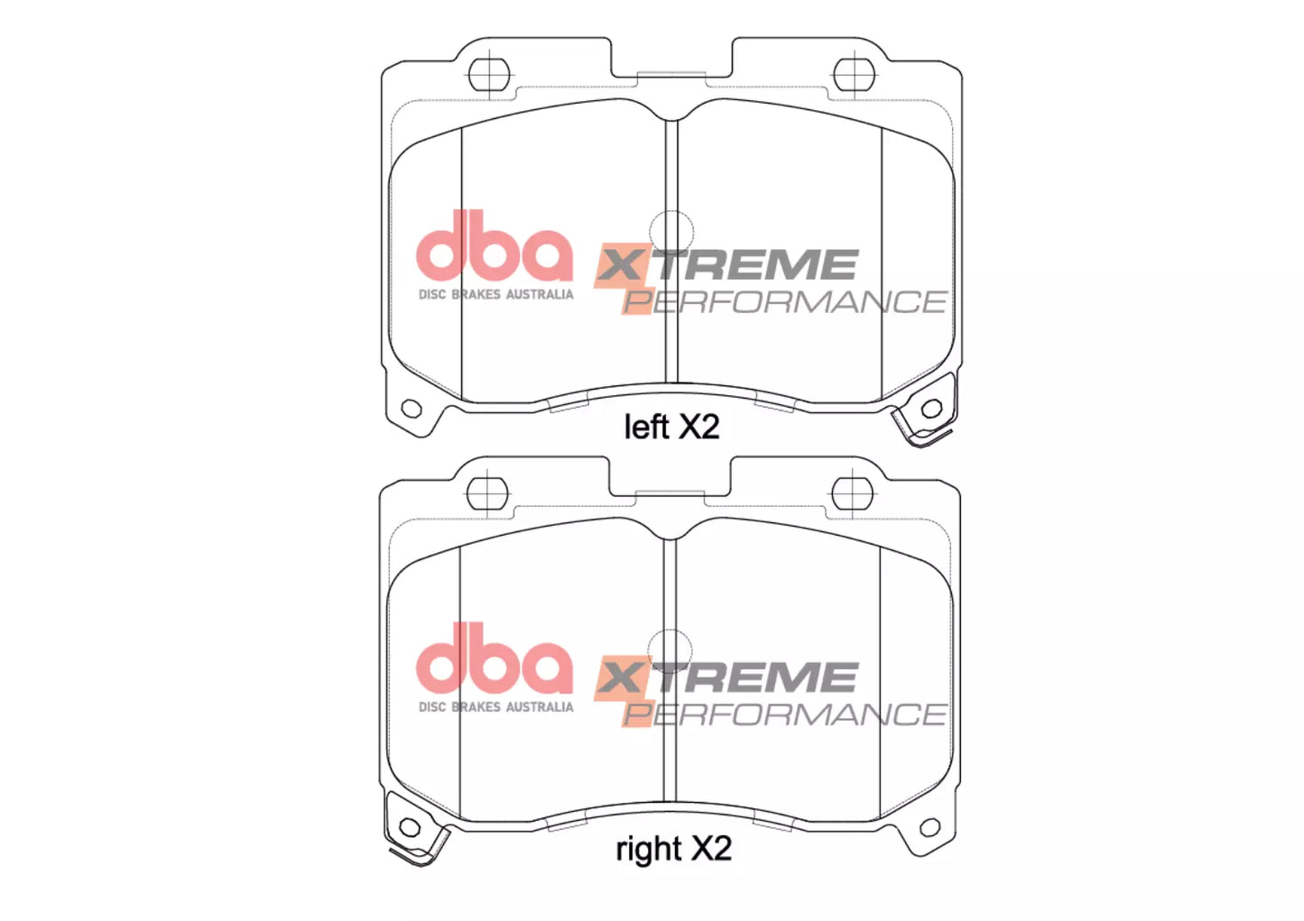 DBA Brake Pads Xtreme Performance | Front Axle — BP OPREMA I SERVIS d.o.o.